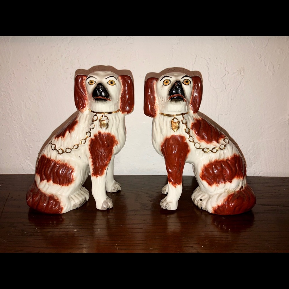 Staffordshire red spaniel dog Antiques - Picture 4 of 8